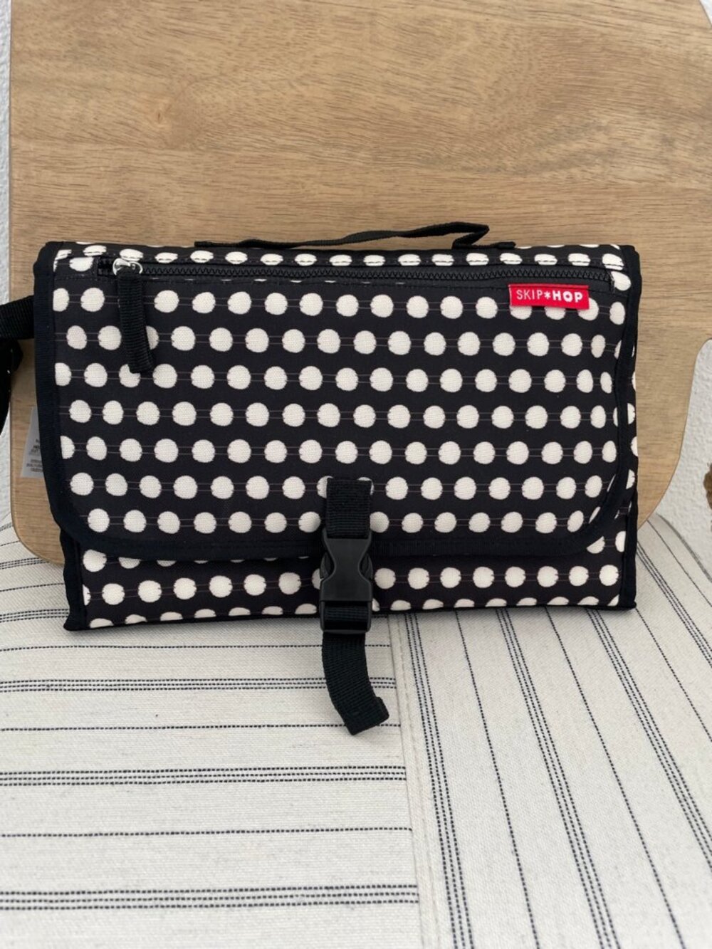SALE! Skip Hop Pronto Changing Station Diaper Clutch Polka Dot NWOT